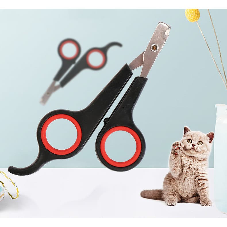 Tesoura Ergonômica Para Unhas De Animais De Estimação , 5 Peças , Promoção De Design Preto E Ideal