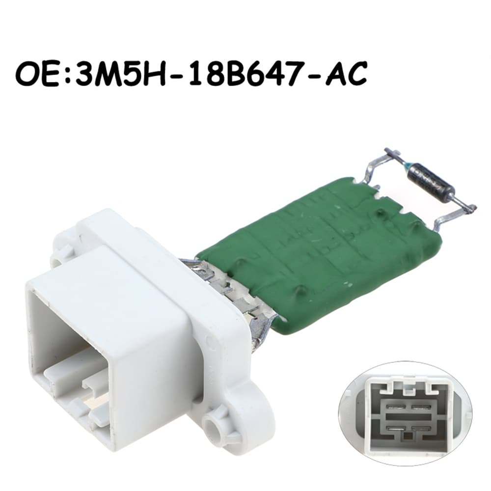 1 x Resistor Do Ventilador Aquecedor 1206927 1253185 Para Ford Fiesta Focus Mondeo Fusion