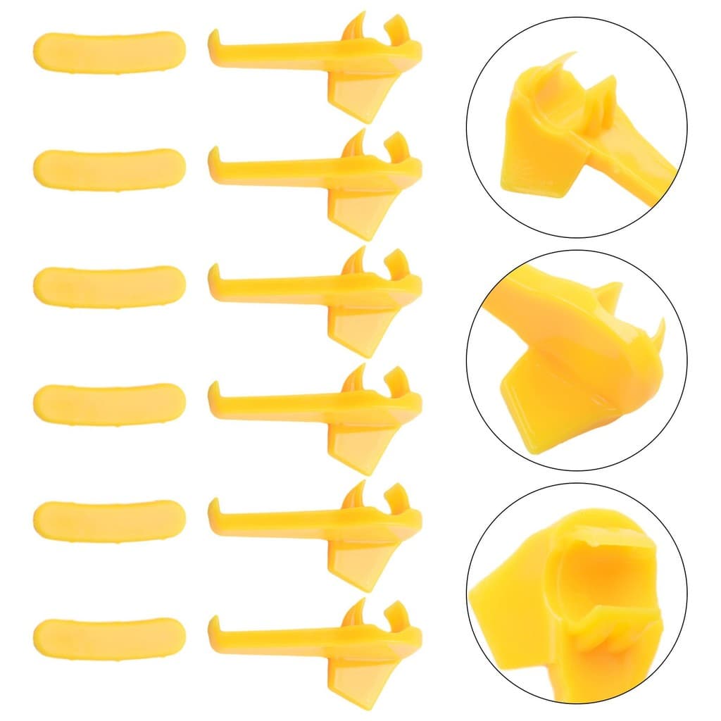 [GRCEKRIN] 12 Peças De Trocador De Pneu , Peça De Montagem De Nylon , Desmontagem Para Cabeça De Pato , Protetor De Aro 