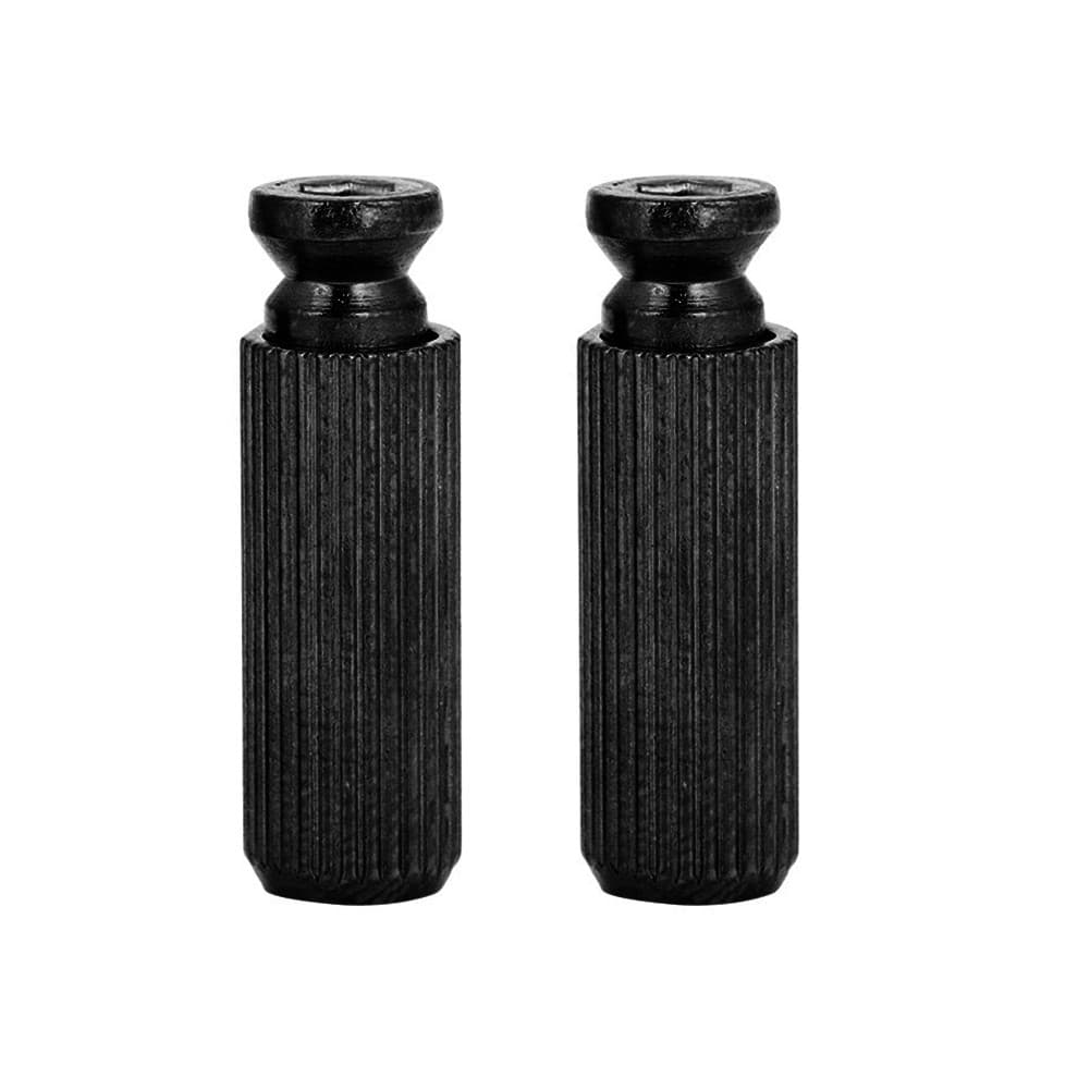 sicibr 2 Peças De Pinos E Âncoras De Ponte Tremolo De Guitarra Elétrica Ajustáveis De 8 Mm Para Floyd Rose (Preto)
