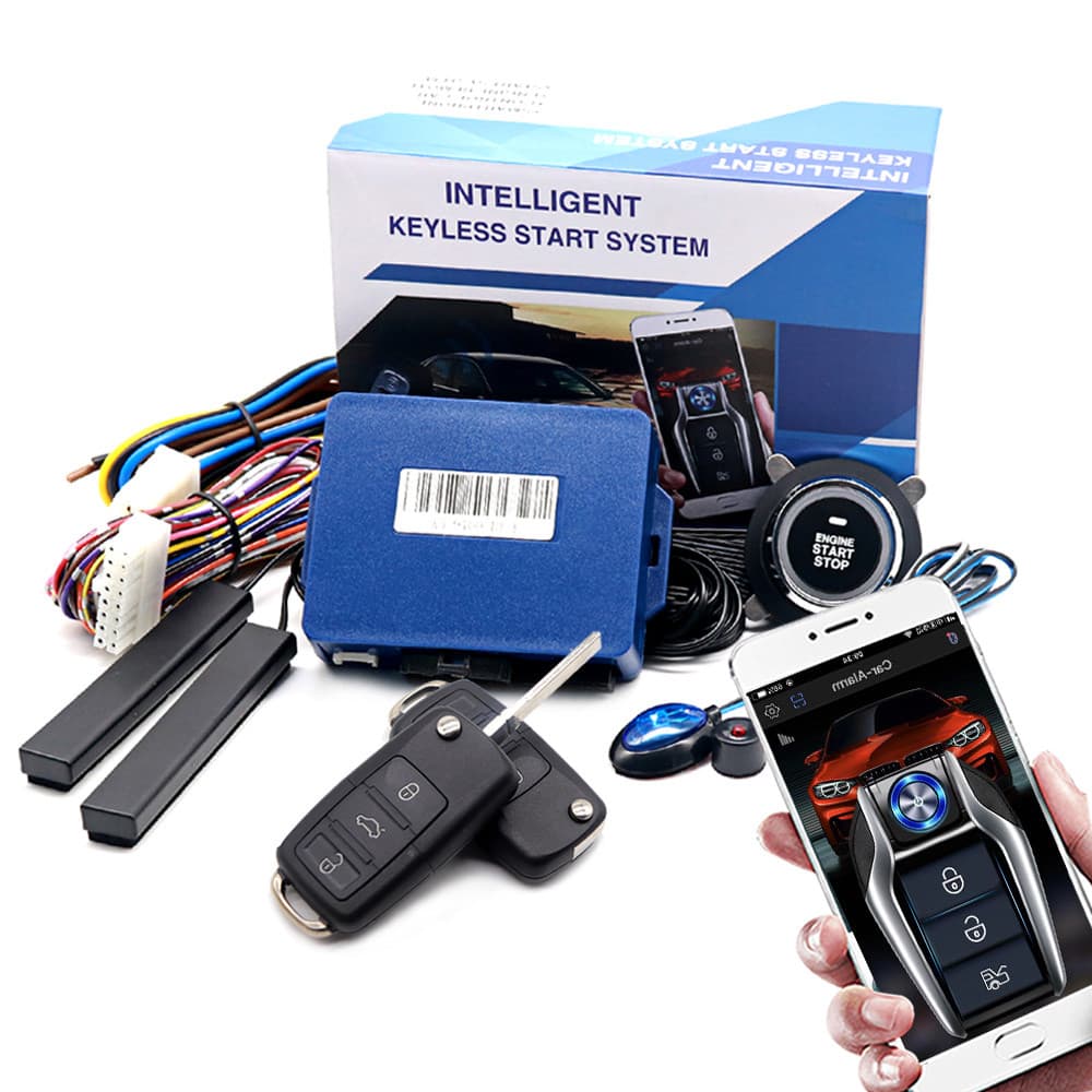 Alarme De Carro De Partida Remota Com Sistema Inteligente Automática Botão De Ignição De Parada universal Para Bloqueio 