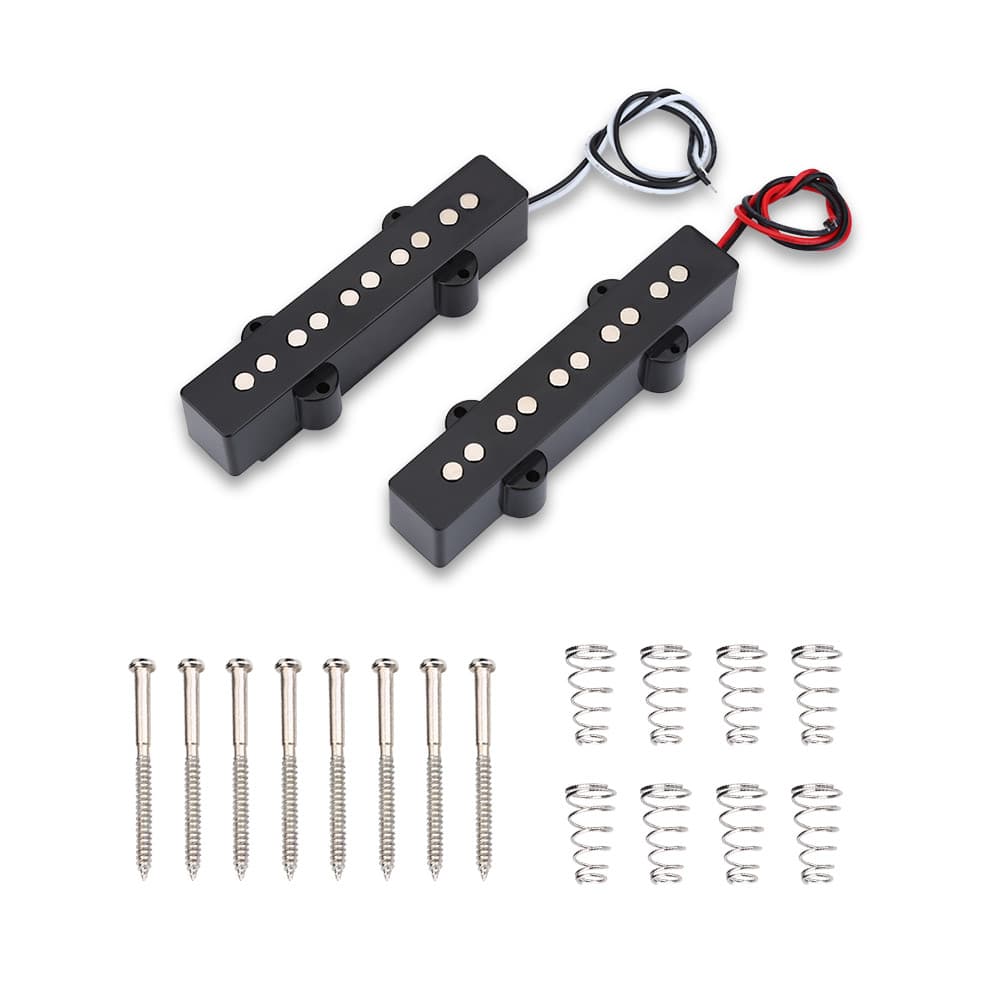 andobr 2 Unidades Captador De Ponte Aberta Para Guitarra Elétrica Jazz Bass JB De 5 Cordas