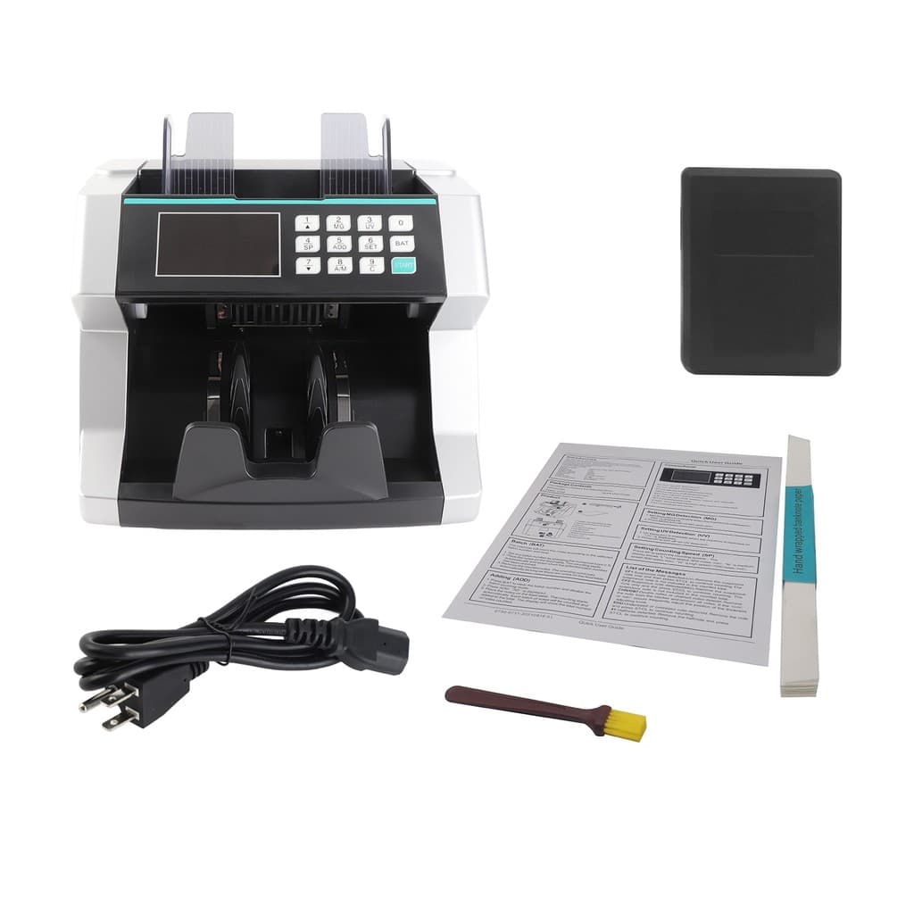 [Onlylover] Máquina Contadora De Dinheiro Com 3 Níveis De Velocidade De Contagem E Baixo Ruído