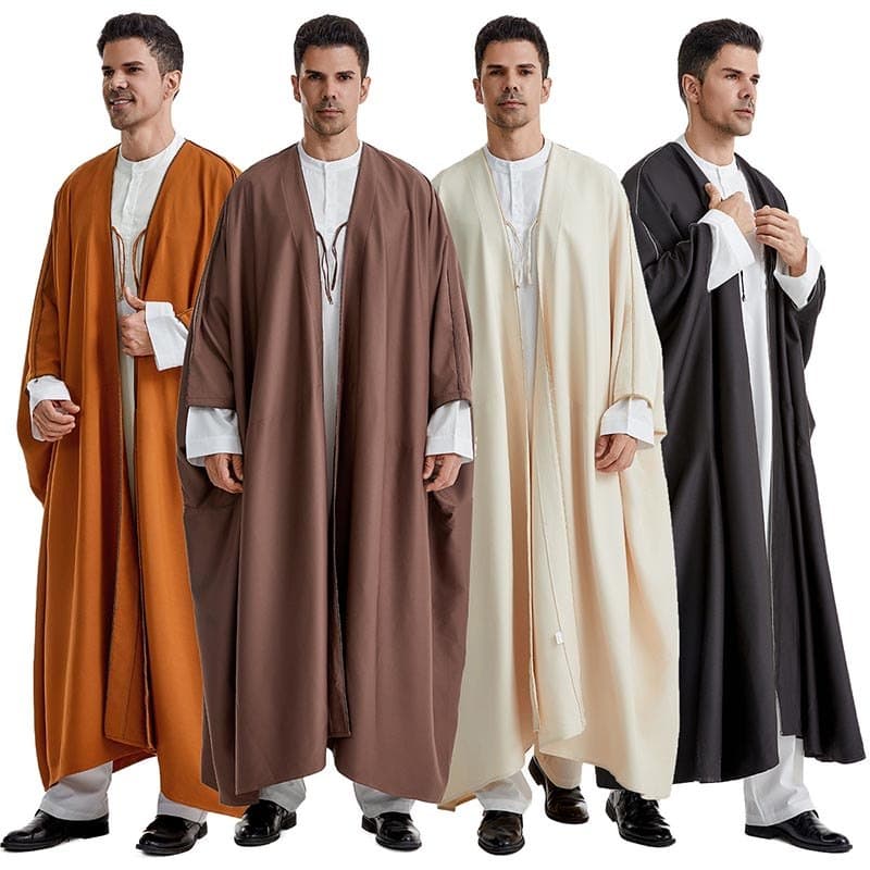 Roupas Islâmicas Thobes Para Homens Saudia Robe Longo Masculino