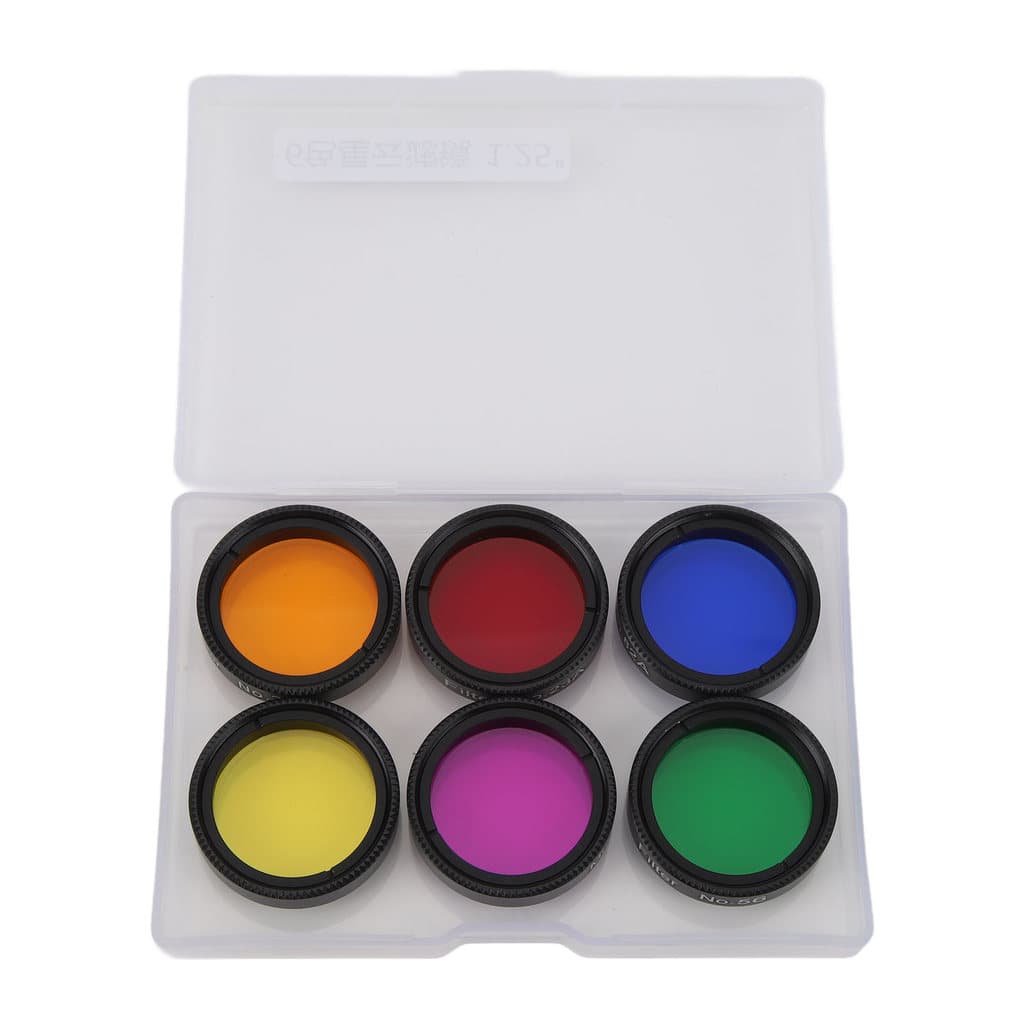 [PHO1] Filtros De Telescópio 6 Em 1 Filtro Lunar De Compatibilidade De 1.25 Pol . Para 1.25 Polegadas