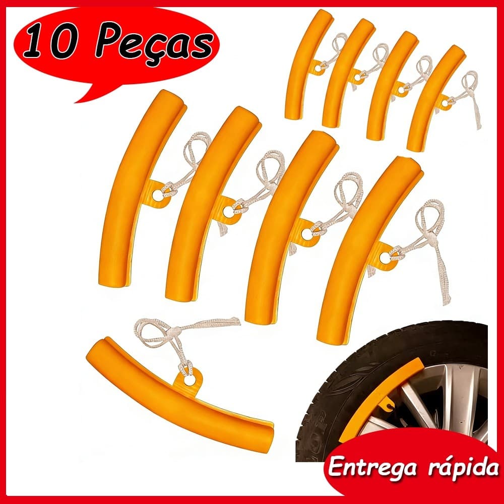 Protetor de roda de substituição de pneu de motocicleta, ferramenta de proteção de borda de substituição de roda de carr