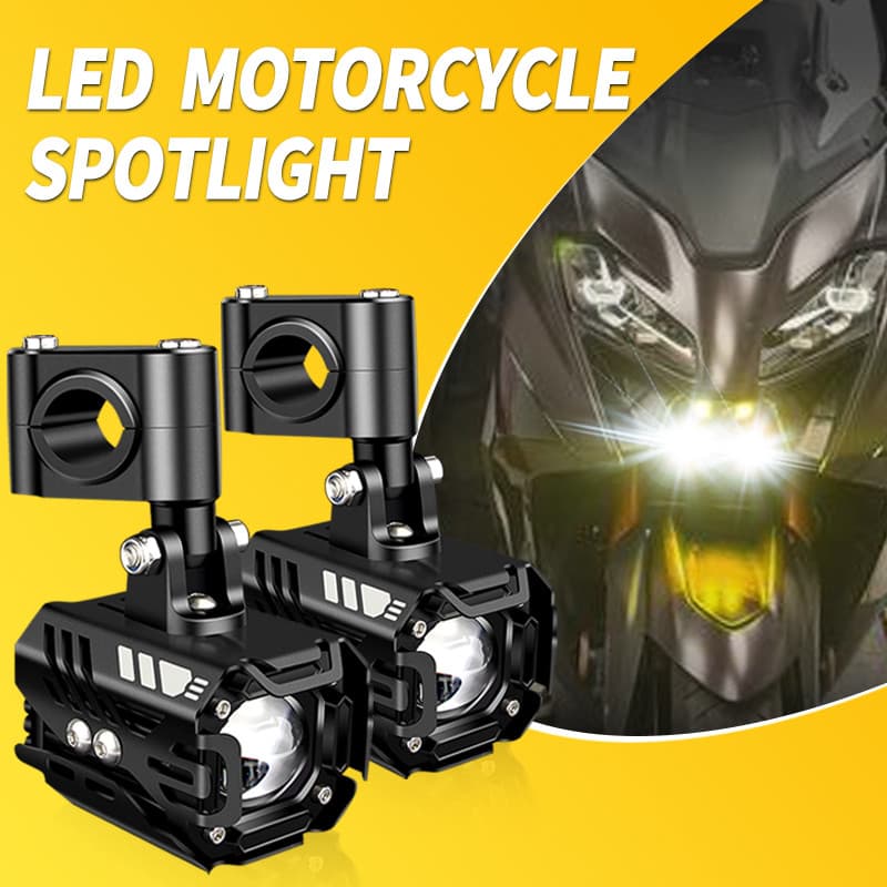 Refletor Para Motocicleta 80w De Alta Potência 6000k Luz Branca/Amarela 18000lm Diurna De Alto Brilho De Neblina YAMAHA 