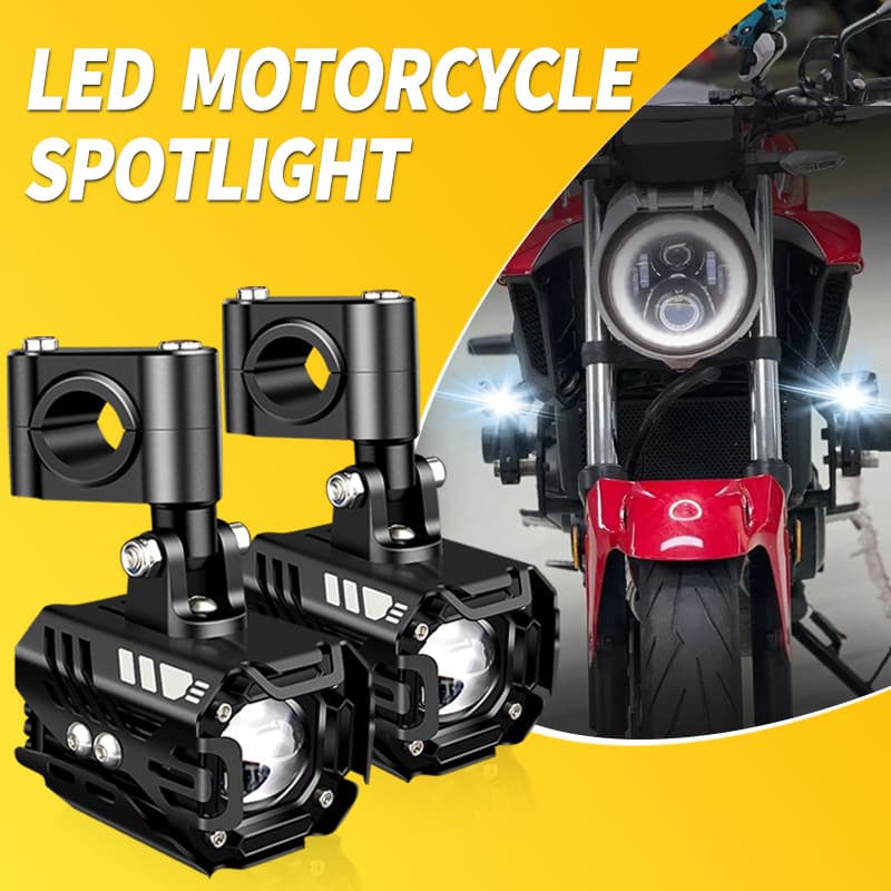 Para Honda CB400 SF CB599 CB600F CB650 CBR650R CB900F CB919 CB1100 Motocicleta Led Holofote Mini Luz De Condução 12V Hi/