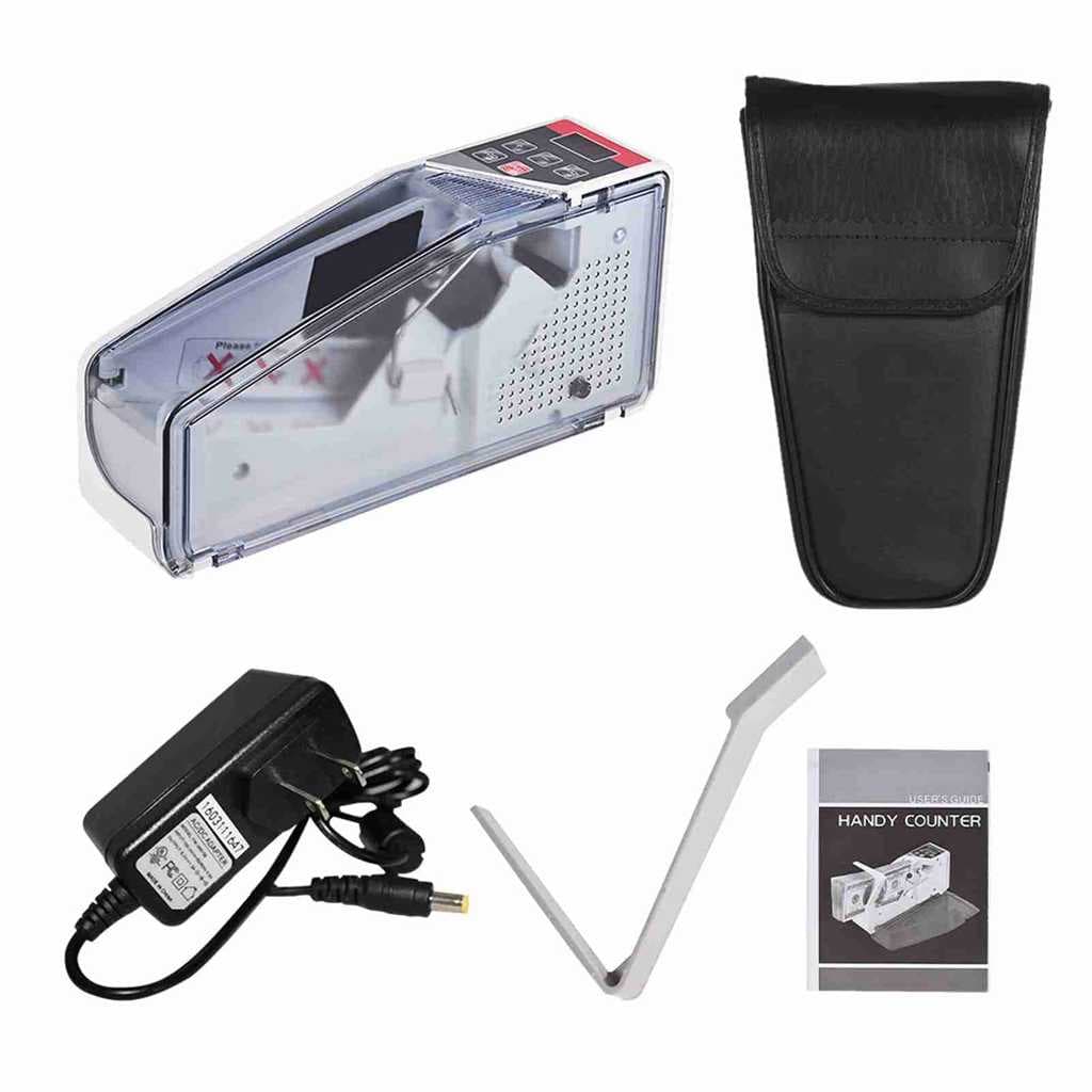 [Onlylover] Mini Contador De Dinheiro Portátil E Prático , Nota Em Todo O Mundo , Moeda , Contagem Ma