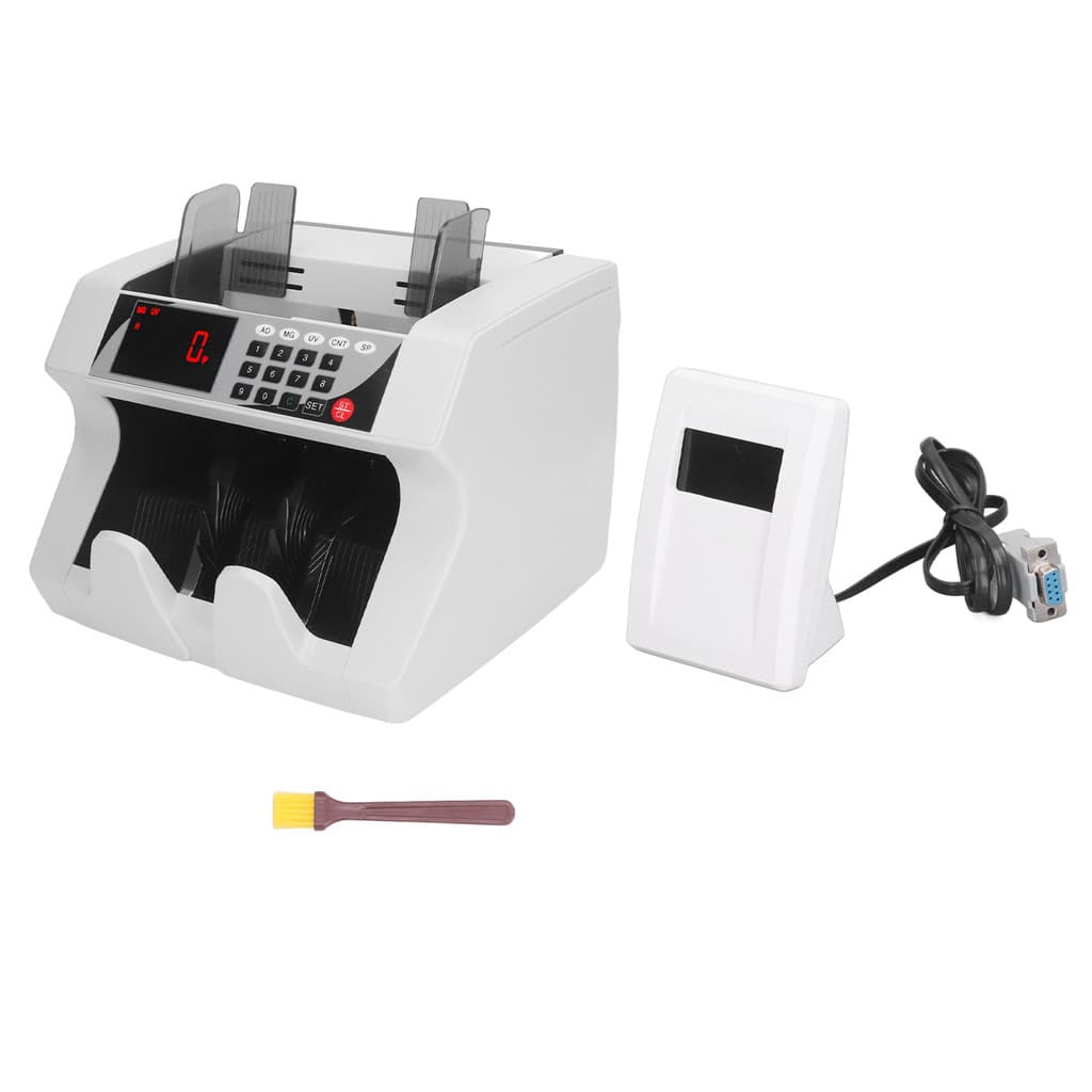 [Onlylover] Contador De Dinheiro Com Contagem Precisa De Alarme LCD Mini Máquina Comercial Para Supermar