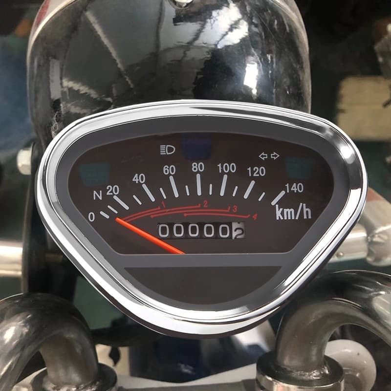 Medidor De Odômetro Para Motocicleta , Retroiluminação LCD , Instrumento Indicador Digital Vintage Honda DAX 70 Jialing7