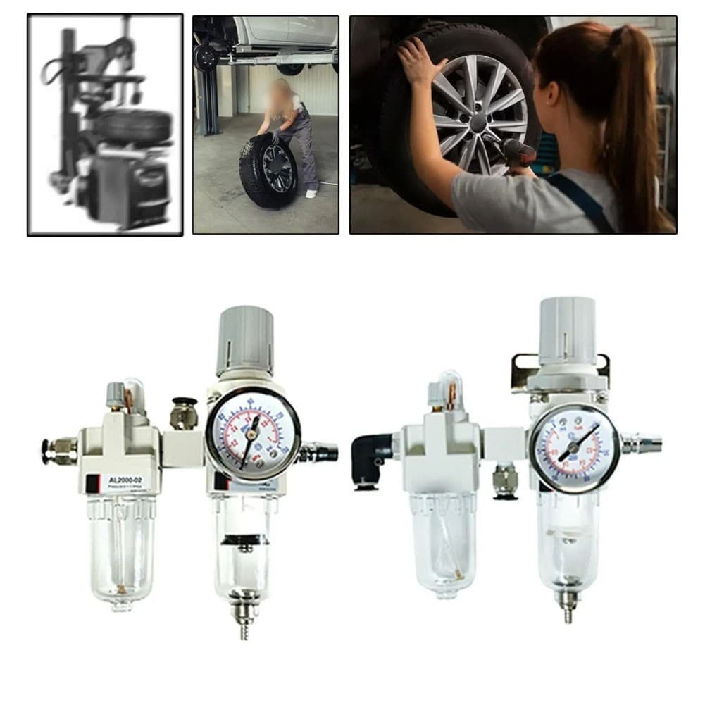 ⭐ Novidades Regulador De Pressão De Ar Ferramenta De Reparo De Pneus Trocador De Carro Separador De Água E Óleo [sulo-br