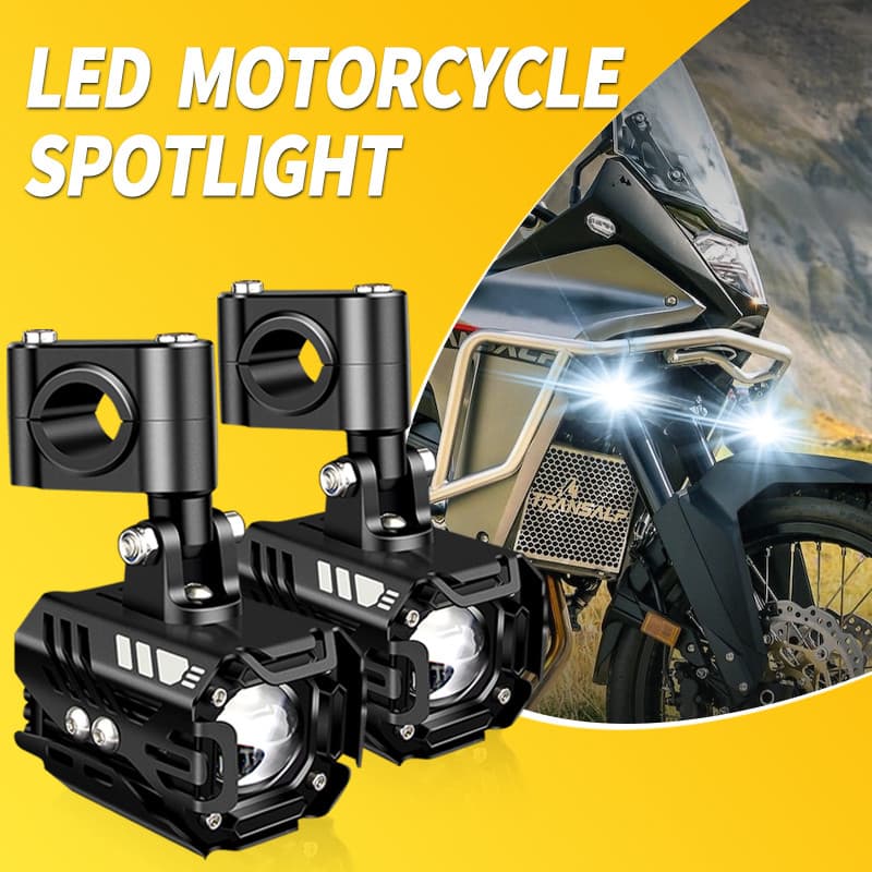 Motocicleta Led Holofote Mini Luz De Condução 12V Hi/Lo Dupla Cor Farol Da Para Honda XLV 600 650 700 TRANSALP XL600V XL