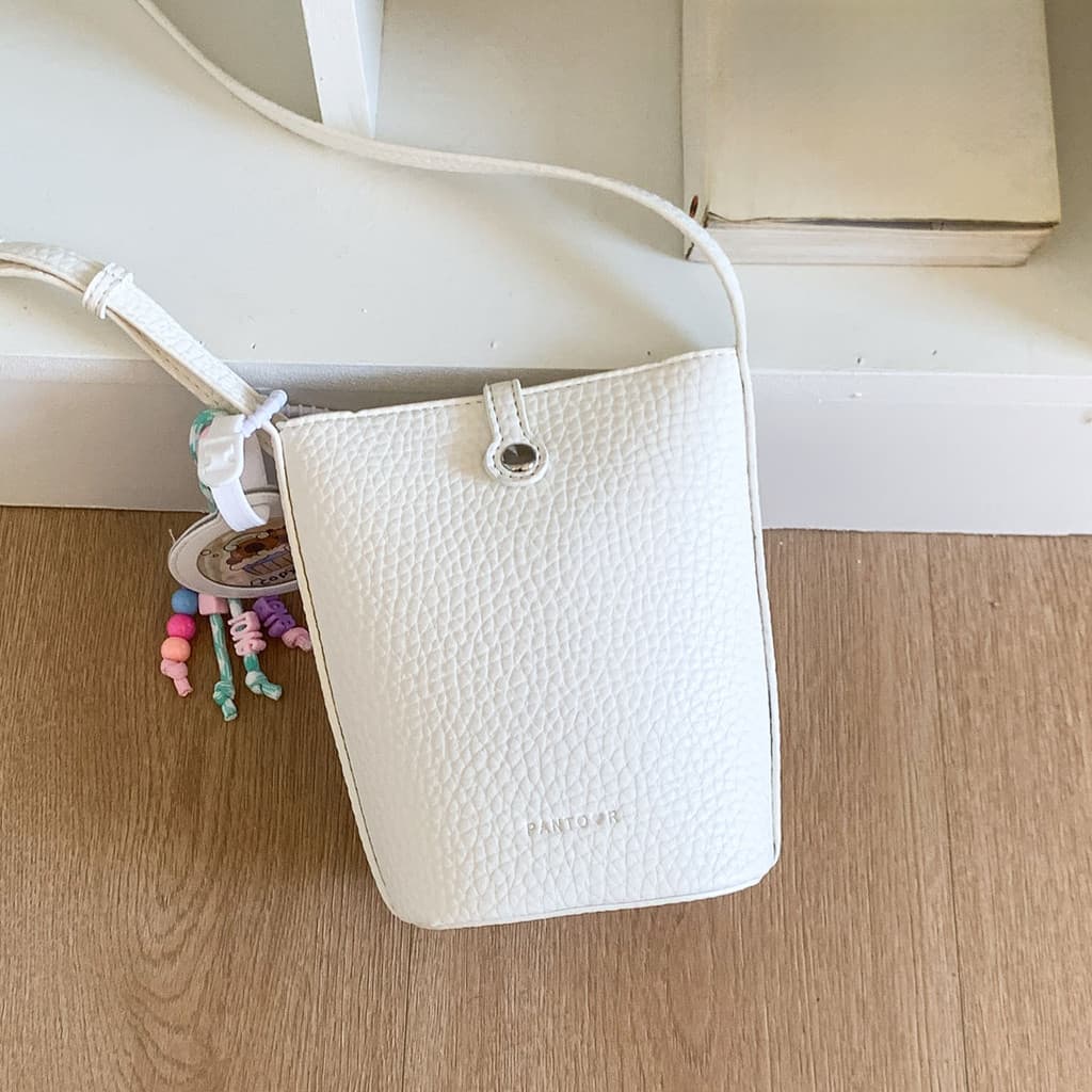 Estilo coreano nicho Design simples Casual de um ombro saco do telefone móvel feminino 2025 verão novo estilo moda Cross