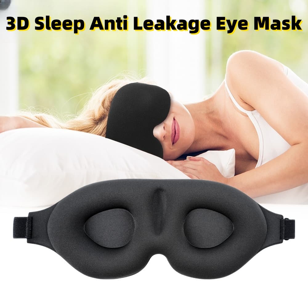 Máscara 3D Para Dormir-Capa Os Olhos Com Bloqueio De Luz Adequada Viagens , Perfeita Cochilos De Escritório E De Negócio