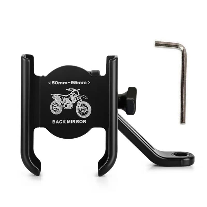 Suporte De Telefone Para Motocicleta Em Liga De Alumínio-Navegação Pilotos De Entrega