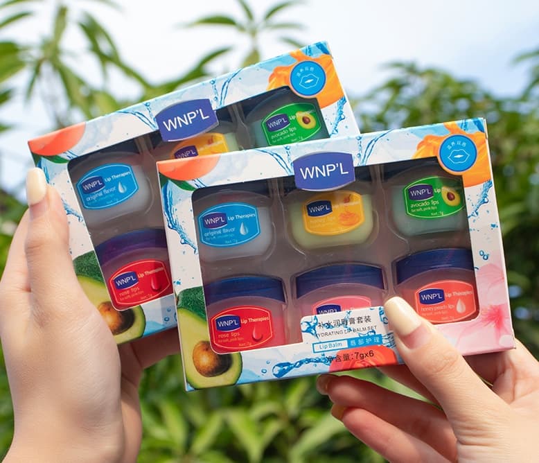 Cuidados Com Os Lábios , Conjunto De Batom Hidratante Sabor De Frutas De 6 Peças E Escuros , Longa Duração , Suavização 