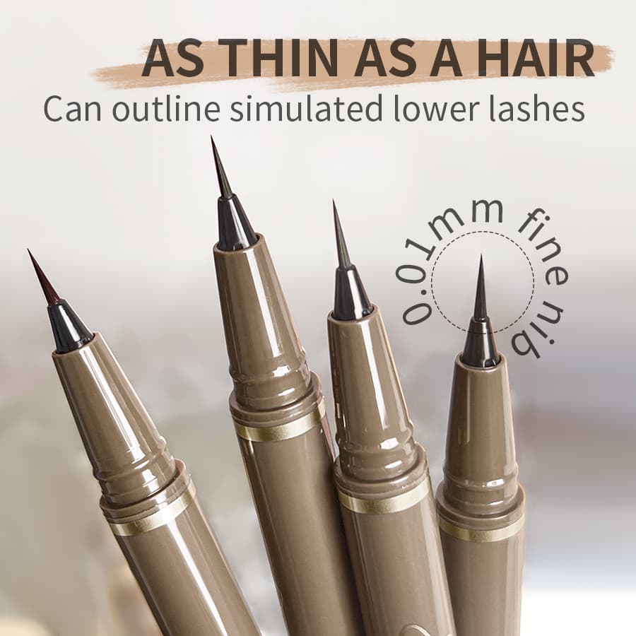 Caneta Delineadora Líquida Fina À Prova D'água Sem Manchas Maquiagem Para Os Olhos De Longo Prazo
