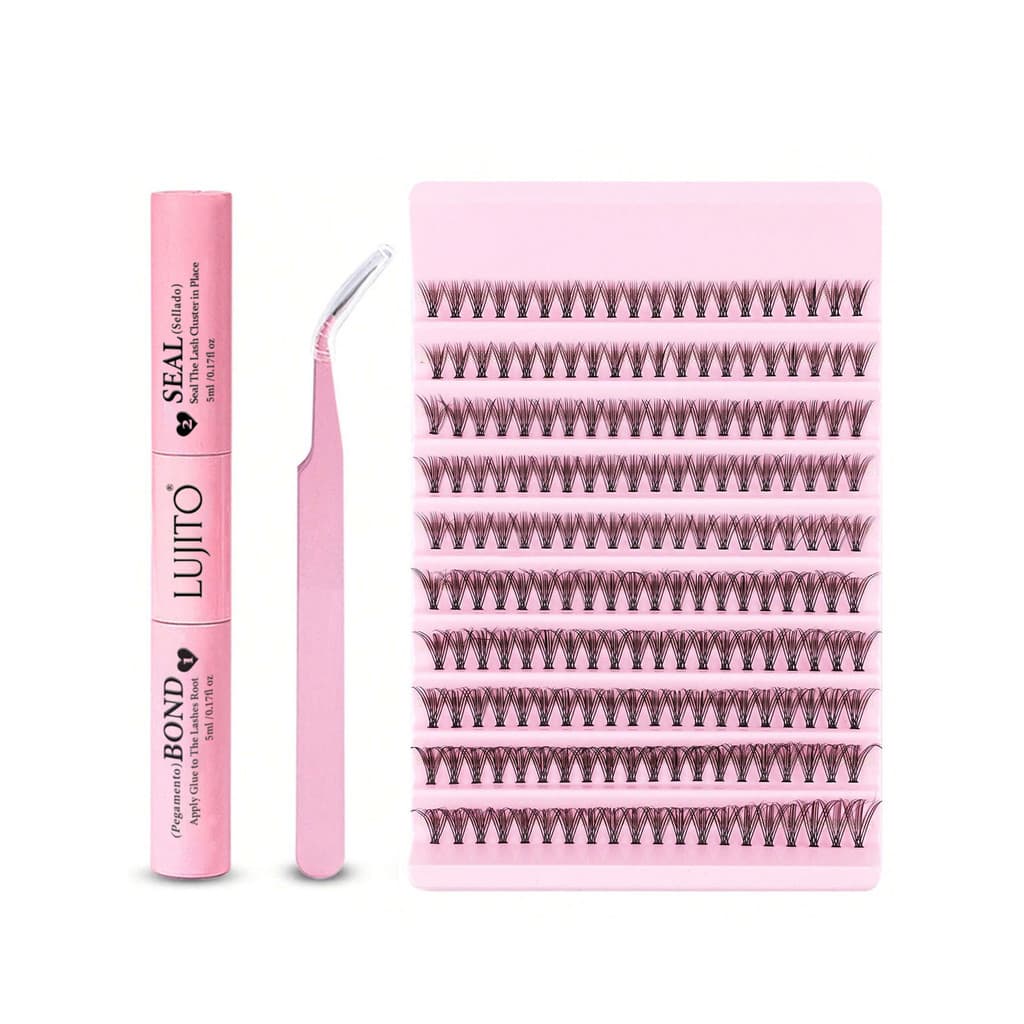 Cílios Postiços 200Pcs D Volume Conjunto De 0.07 Mm , Kit De Extensão De 8-16