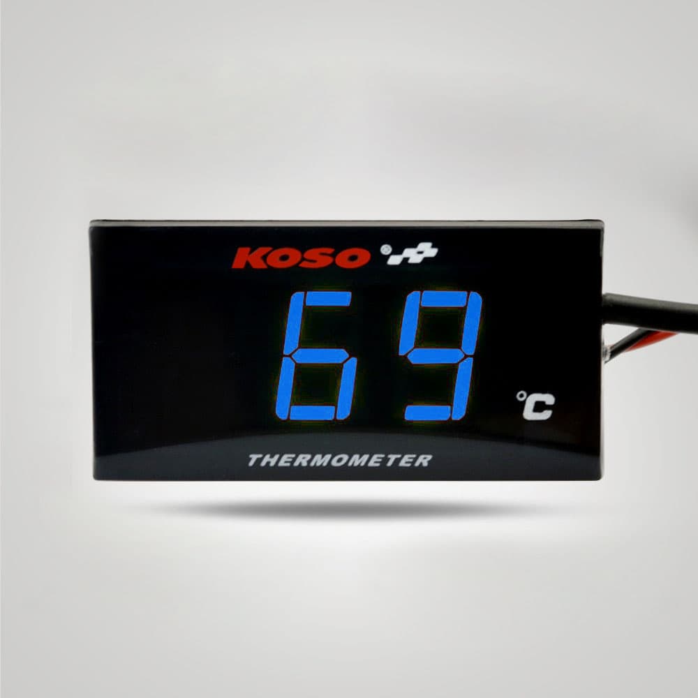 Acessórios De Modificação De Motocicleta Monitor De Temperatura Ultrafino 0-120 ° Resfriamento De Água C