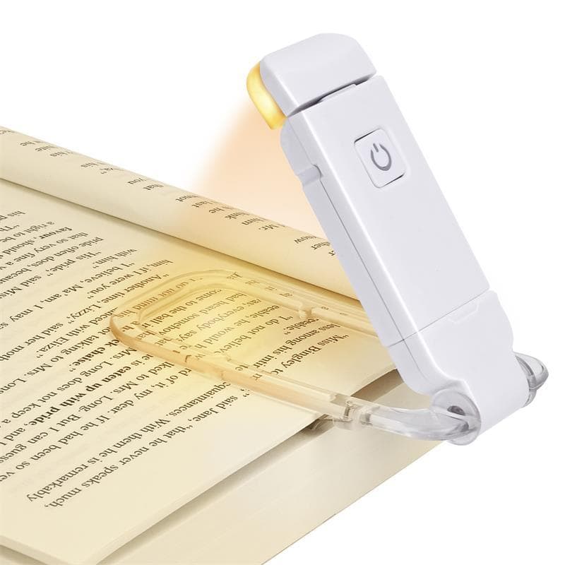 Produto Quente-Luz De Leitura LED Com Brilho Ajustável USB Clipe De Proteção Para Os Olhos Marcador Portátil