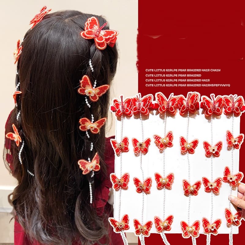 Conjunto De Acessórios Para Cabelo De Festival De Primavera Estilo Coreano