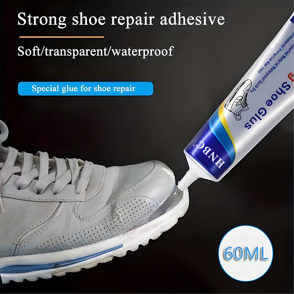 Cola Transparente Para Reparo De Sapatos – Adesivo À Prova D'água Fixação De Solas , Saltos E Bolsas (60ml)