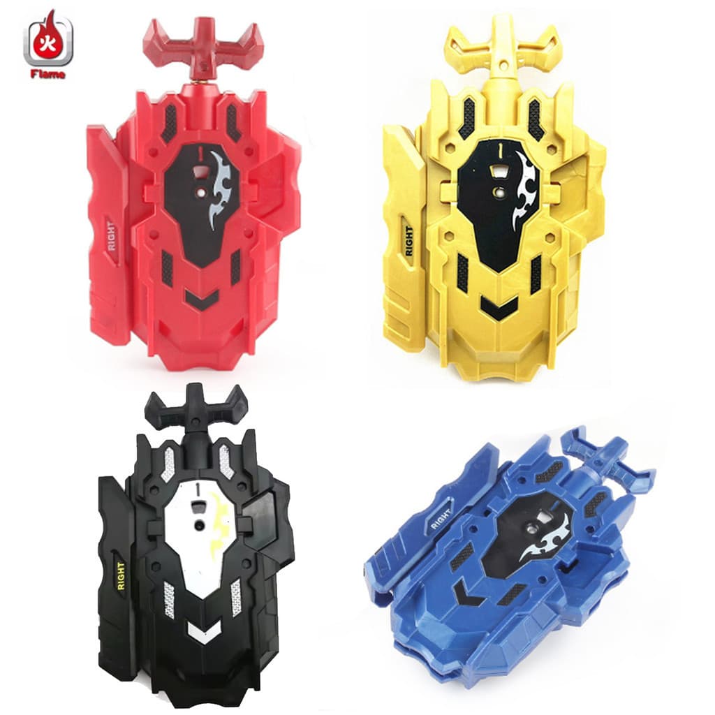 Beyblades Flame Esquerda Direita Lançador De Cordas Giratórias Bey LR Starter Grip