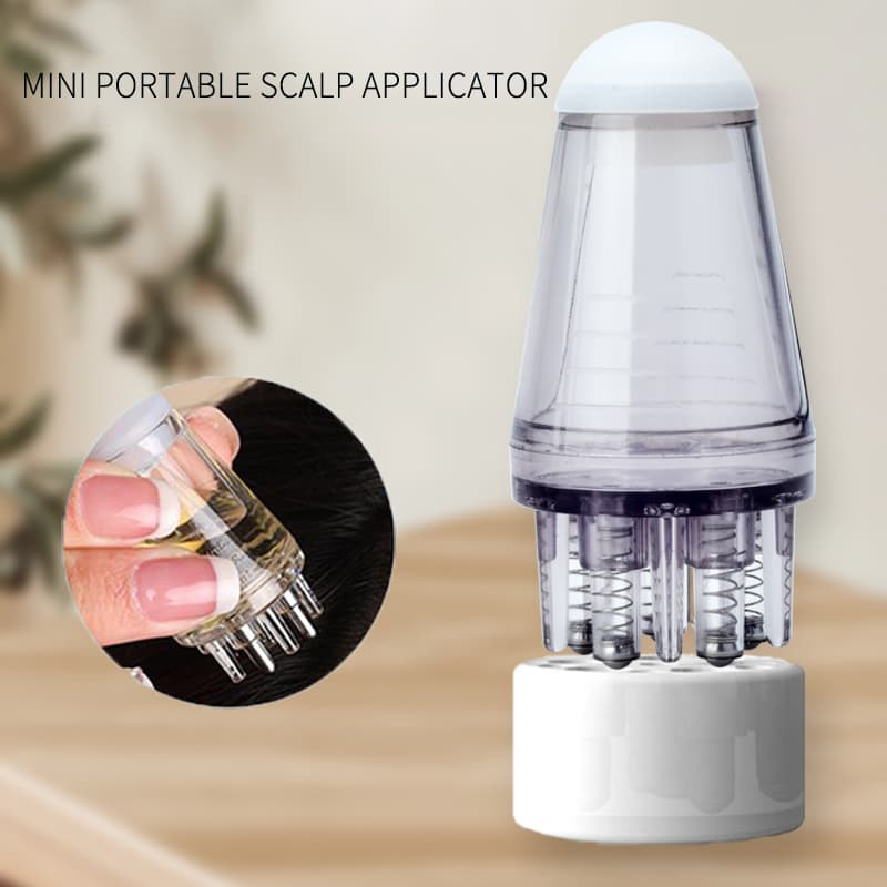 Aplicador De Couro Cabeludo Pente Líquido Massagem Raiz Do Cabelo Medicina Crescimento Mini Portátil