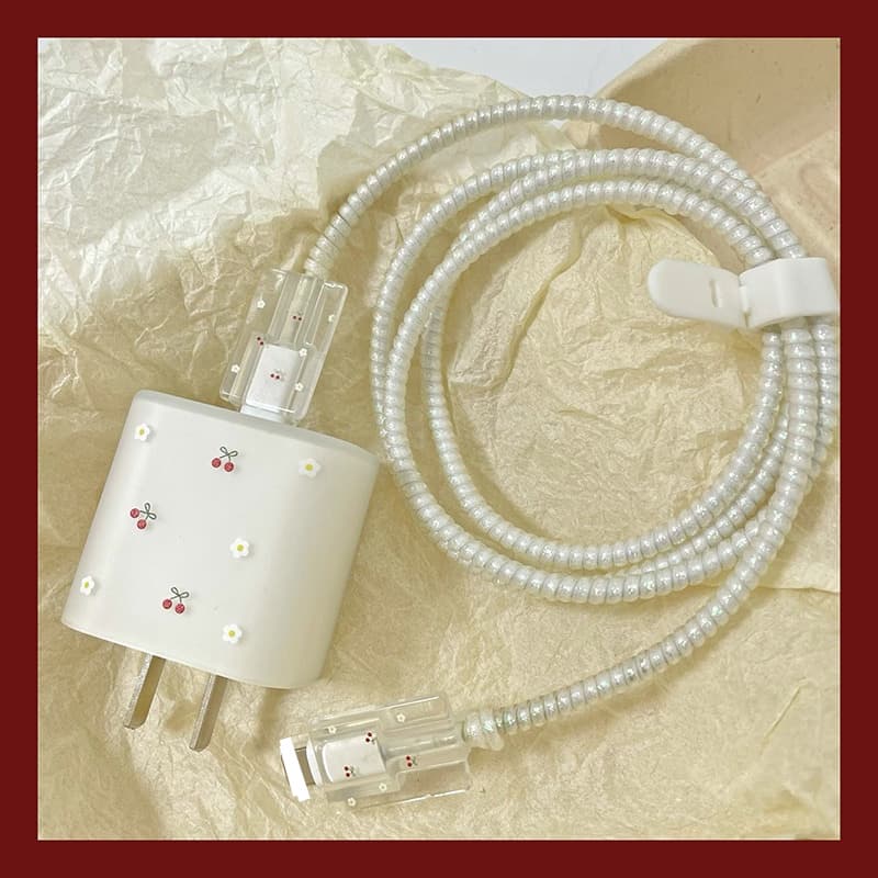 Protetor De Carregador Caso Cabo De Carregamento Rápido Crotector Para IP 18/20w Adequado