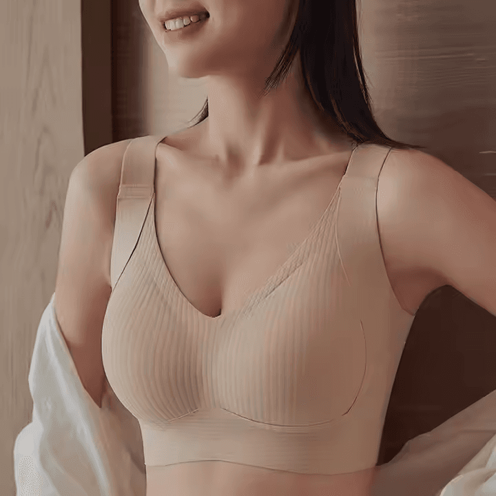 Sutiã Plus Size Sem Costura-Suporte De Copo Completo Para Bustos Grandes | Ajustável E Anti-Sag