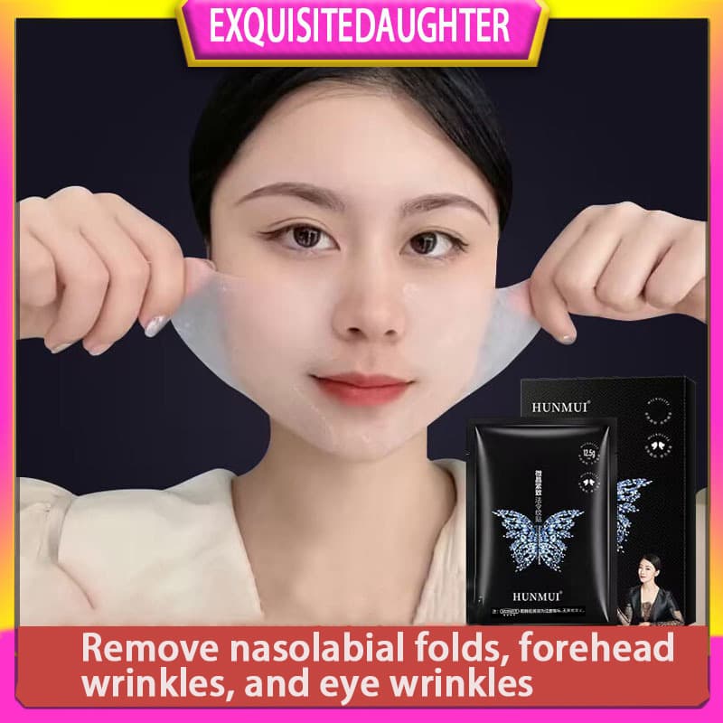 10 Pcs PPP HUNMUI Máscara Nasolabial Rugas Dobra Desbotada Adesivo Hidratante para Testa e Pescoço
