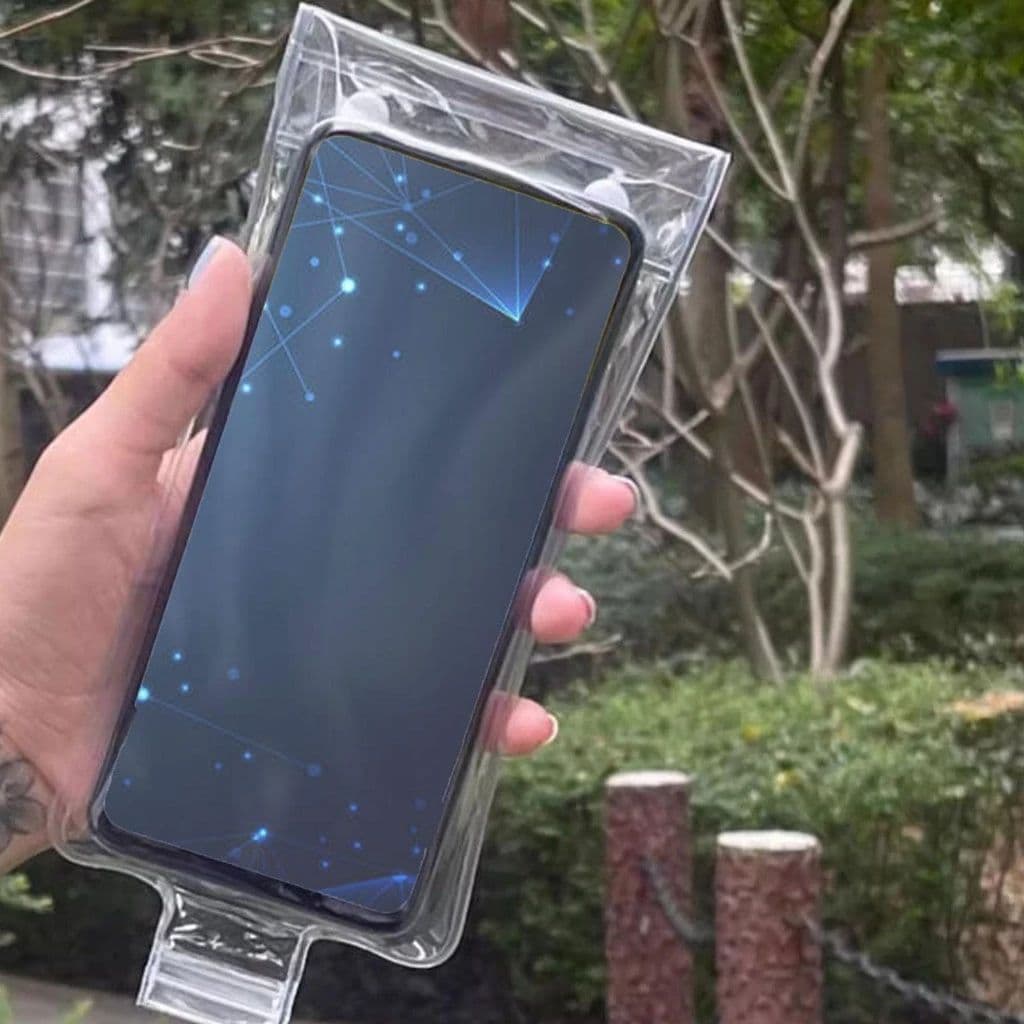 Capa Impermeável Para Celular Com Tela Sensível Ao Toque Suporte Recarregável Ciclismo E Motociclismo