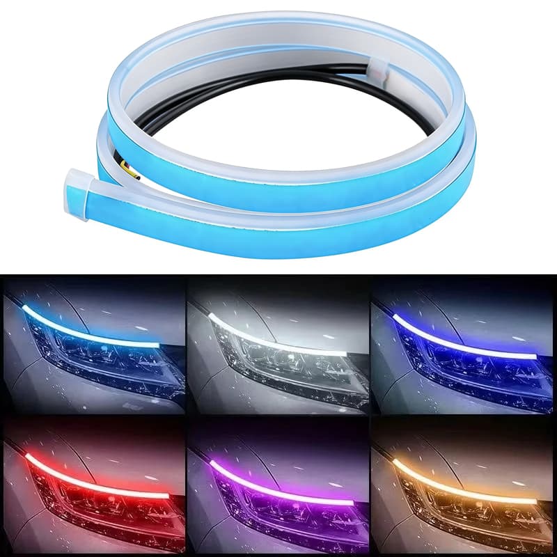 Led Luzes Diurnas Drl Com Sinalizador, Acessórios Para carros