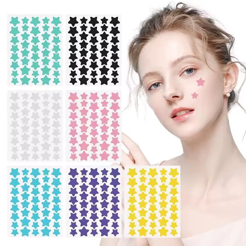 Remendos Bonitos Da Espinha Estrela 1200Pcs Zit Blemish Spot Cover Cuidados Com A Pele Facial