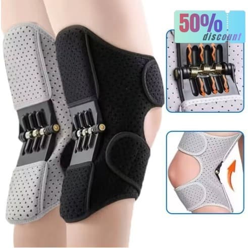 Conjunto De Proteção De Joelho Com Almofadas De Suporte De Energia , Força De Mola De Rebote Poderosa Para Esportes , Co