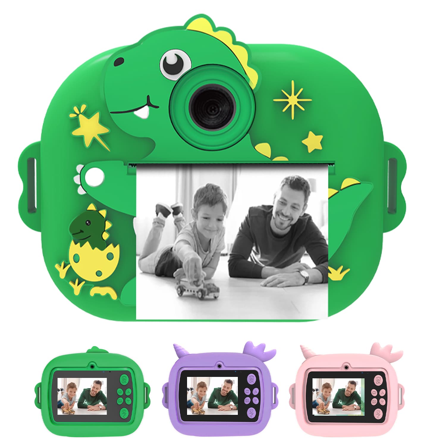 Câmera De Impressão Instantânea Para Todas As Idades Brinquedo Com Presente De Aniversário De Natal Crianças