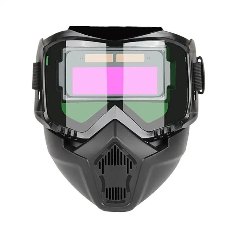 Cabeça Montada Profissional Máscara De Soldagem Automática Óculos Filtro De Luz Anti-Reflexo Capacete Equipamento De Pro