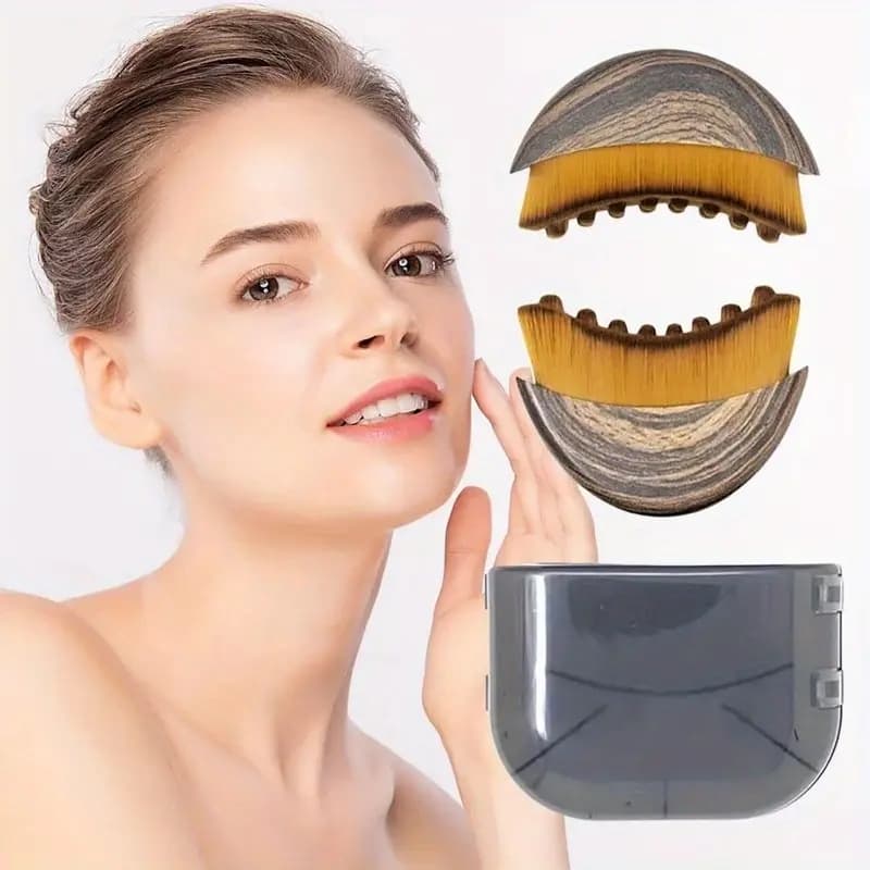 Escova De Massagem De Drenagem Linfática FaceSculpt Pro , Ferramenta Ergonômica Macia Para Contorno Facial E Mandíbula ,