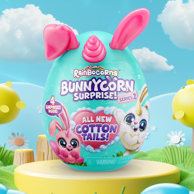 ZURU RainBocorns Bunnycorn Unicórnio Coelho Caixa Cega ​ Brinquedo De Pelúciakawaii Cute Presente De Aniversário Infanti