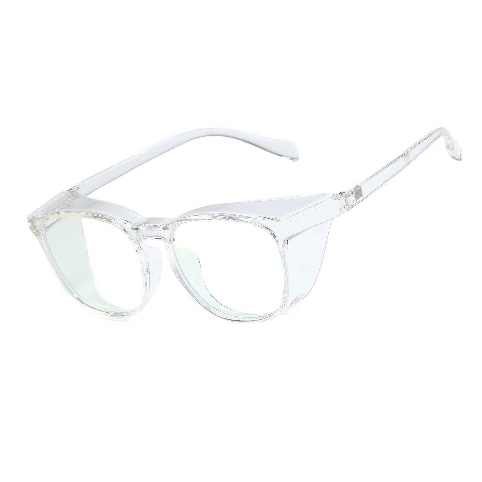 Óculos De Segurança Antiembaçante , Proteção Transparente Para Os Olhos Equitação Em Laboratório , UV400 , À Prova De Po