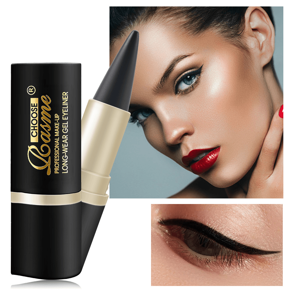  1/2/3 peças caneta delineadora preta fosca à prova d'água de secagem rápida, delineador líquido intenso de ponta única