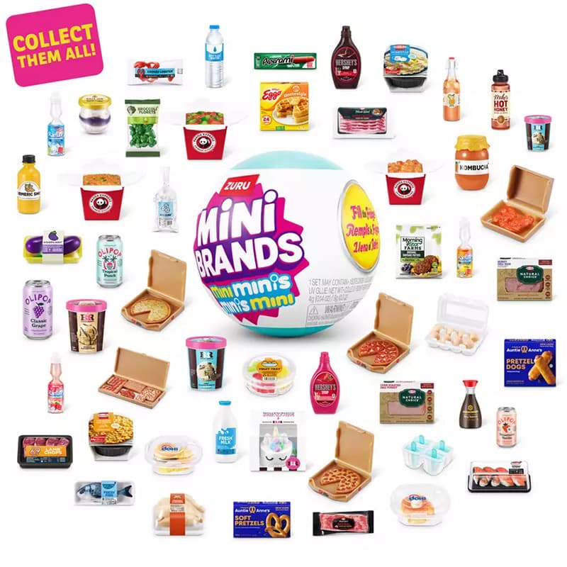 ZURU Mini Marcas Série 1 Caixa Cega Brinquedo Surpresa Pequenas Réplicas Colecionáveis Para Crianças Adultos De 8 Anos (