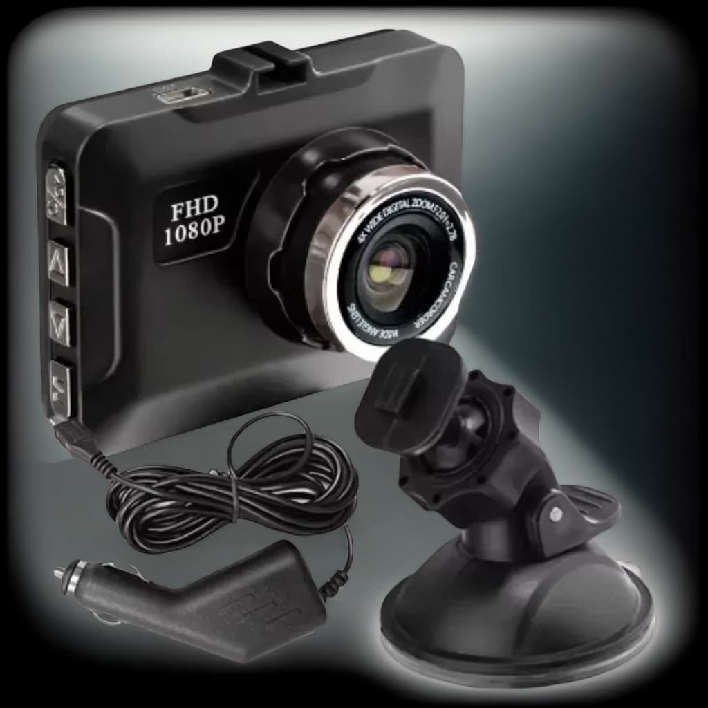  DVR Veicular: Tela 2,0, Visão Noturna 1080P, Monitoramento de Estacionamento