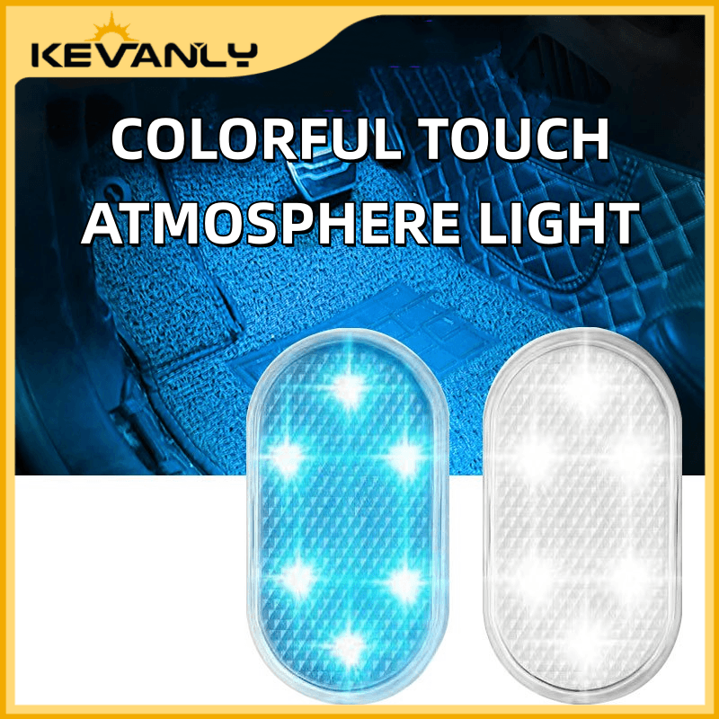 KEVANLY 1 Pçs Carro LED Luz De Toque Mini Sem Fio Interior Telhado Teto Lâmpada Leitura Alto Brilho Noite