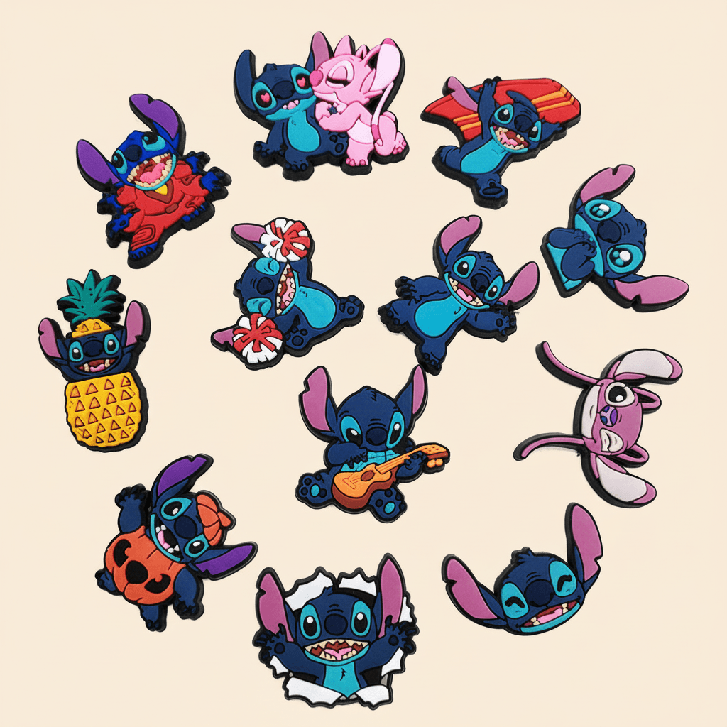 12pçs Amuletos De Sapato De Desenho Animado , Acessórios Para Sapatos , Mulheres , Presentes De Festa Crianças , Decoraç