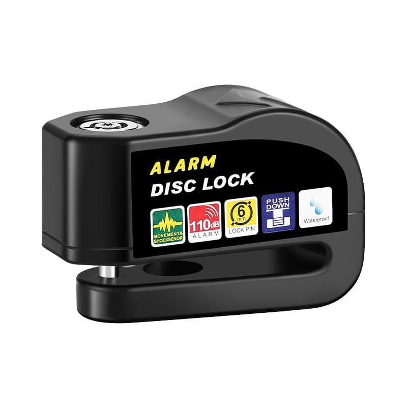 Bloqueio De Freio A Disco De Alarme Universal Segurança Antirroubo Para Motocicleta Bicicleta Scooter Elétrico