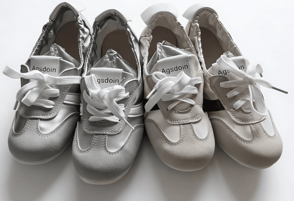  Primavera/Outono Best-seller Treinadora Feminina Francesa - Tênis Branco com Cadarço Contrastante, Conforto de Calçar