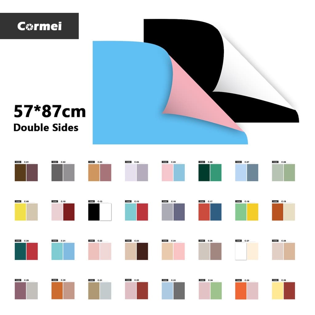 Cormei Two-Sided 57 * 87cm Papel De Fundo Fotográfico Resistência À Água Mármore De Madeira Foto