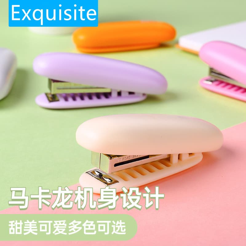 Grampeador portátil mini grampeador dobrável material estudantil Material de escritório presente prêmio